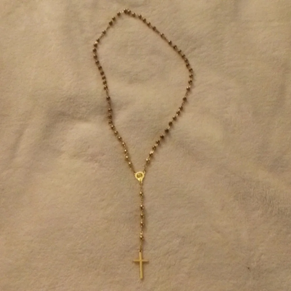 ROSARY BEADS TWO TONE IN COLOR